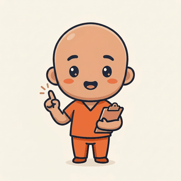 Barton, co-founder of Life8Maxing, chibi illustration